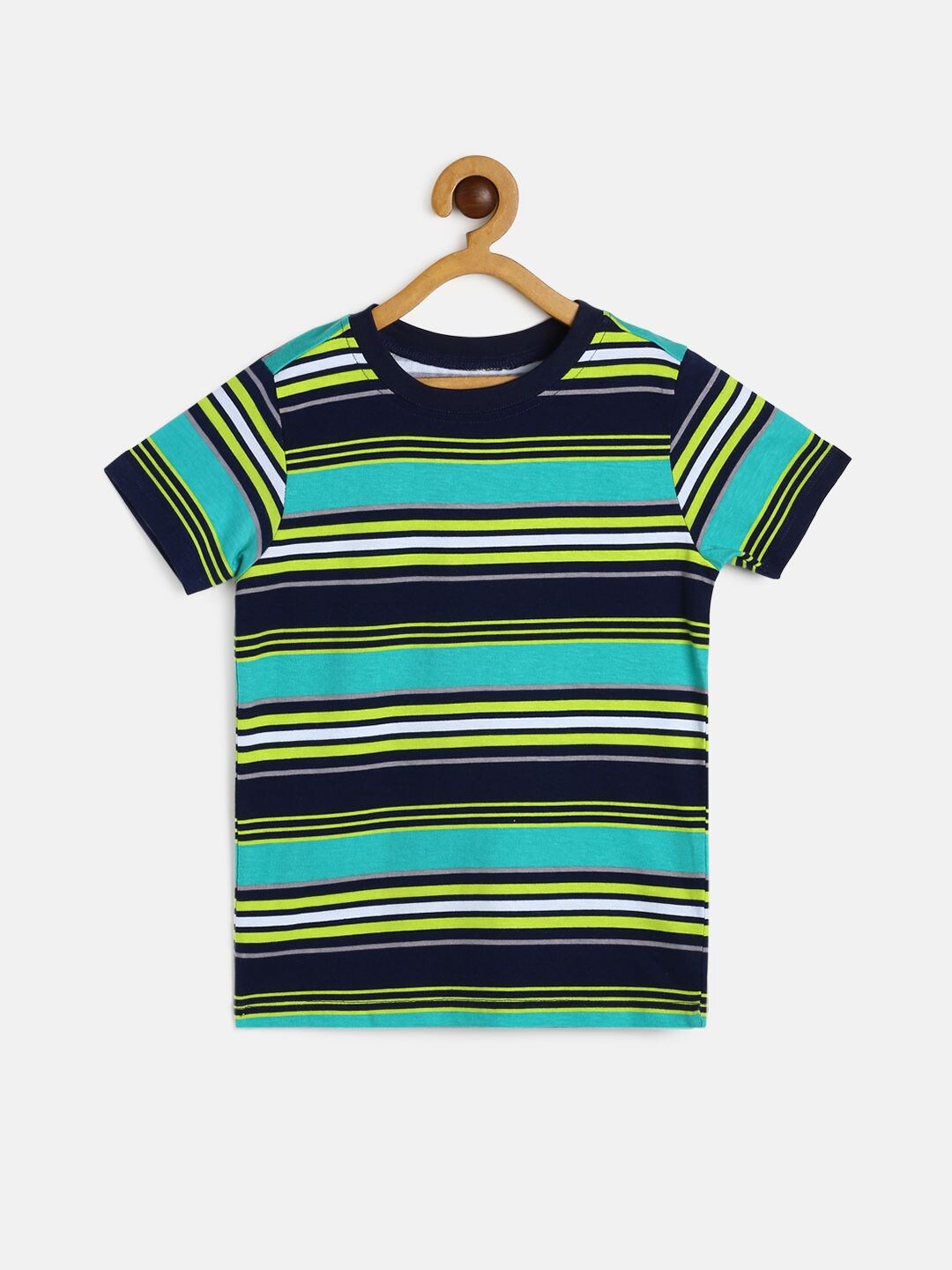 

MINI KLUB Boys Multicoloured Striped T-shirt, Multi