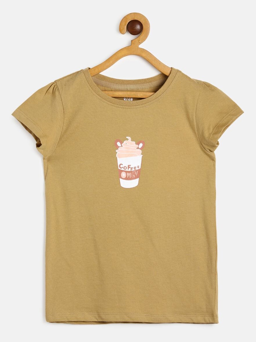 

MINI KLUB Brown Print Pure Cotton Top
