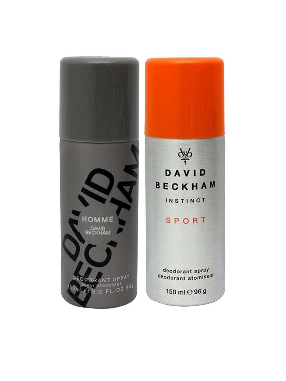 

DAVID BECKHAM Men Homme + Instinct sport Deodrants 300 ml, Grey