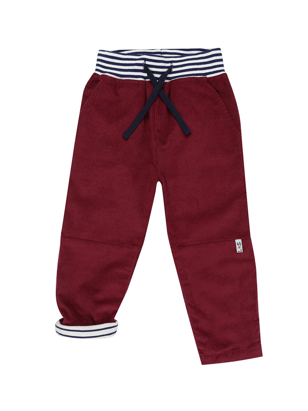 

Lilly and Sid Kids Burgundy Organic Cotton Trouser