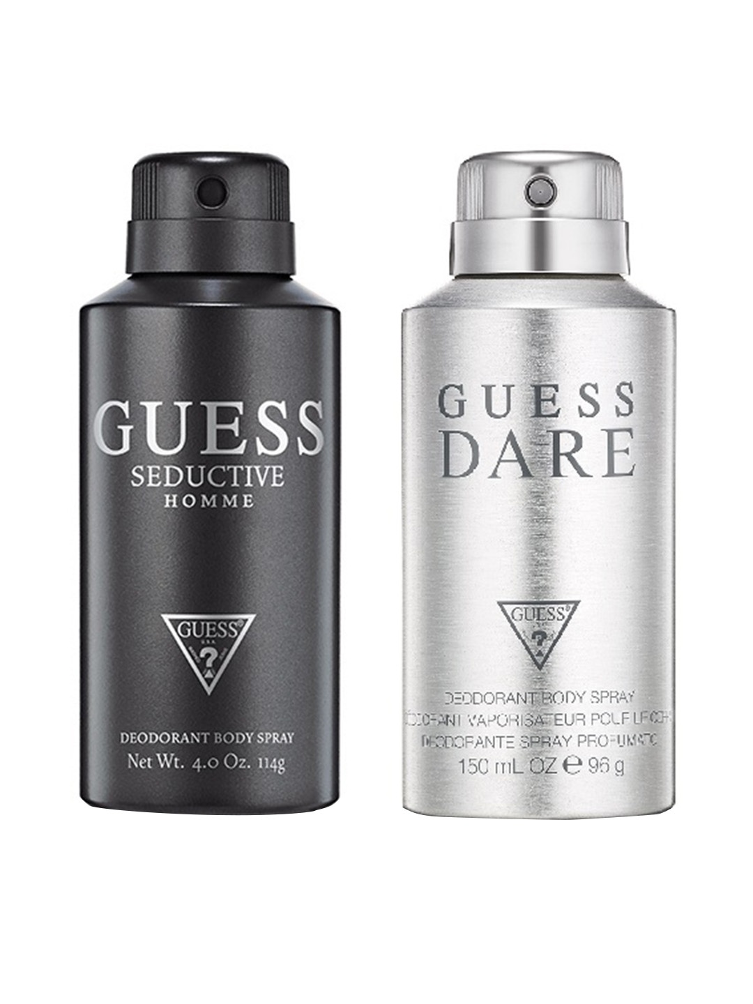 

GUESS Men Seductive Homme + Dare Deodrants 150 ml (each), Silver