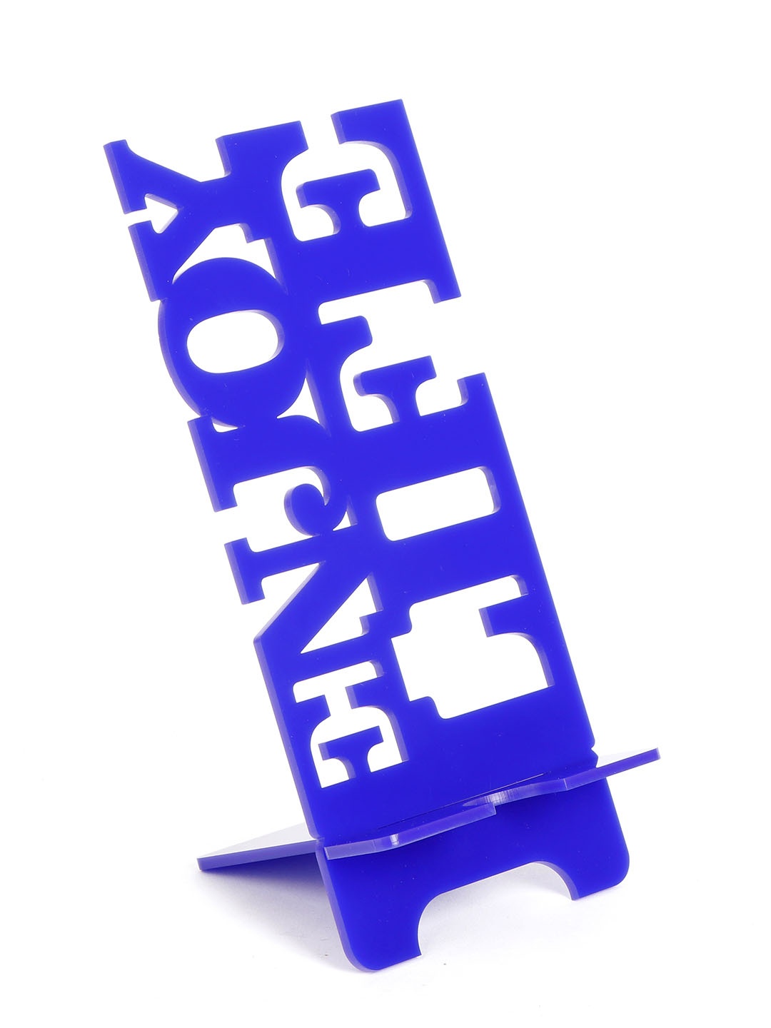 

DULI Blue Textured Portable Mobile Stand & Holder