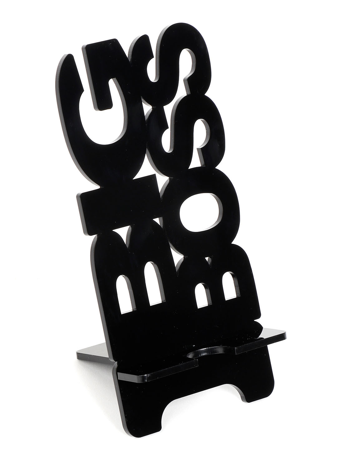 

DULI Black Textured Portable Mobile Stand