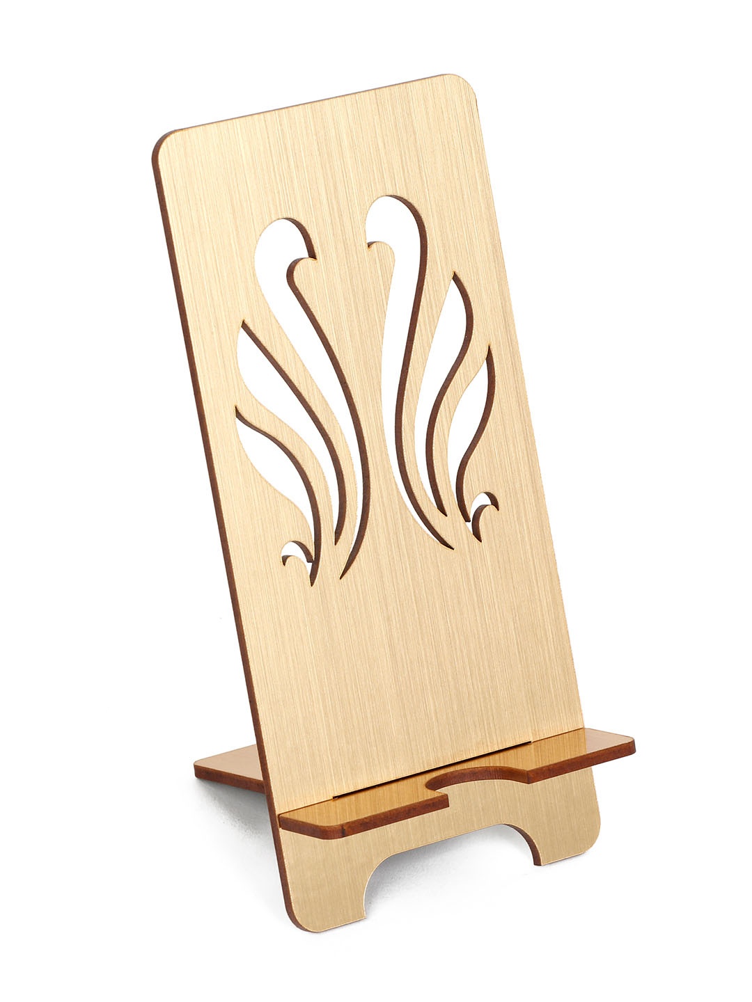 

DULI Golden Swan Textured Portable Mobile Stand & Holder, Gold