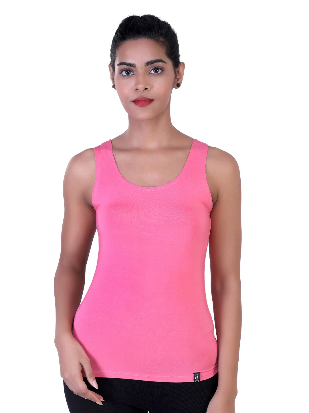 

LAASA SPORTS Pink Tank Top