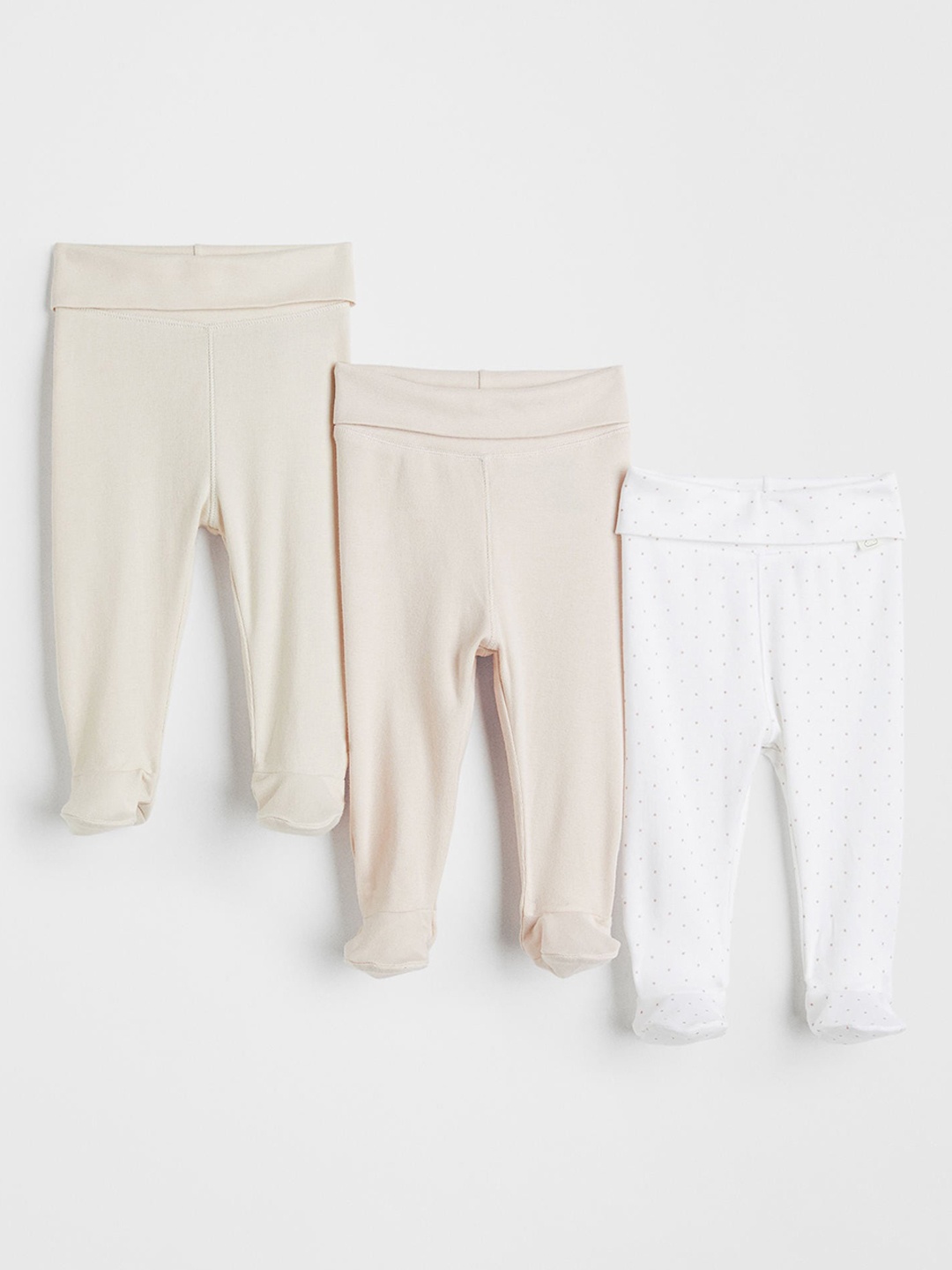 

H&M Infant Girls 3-pack trousers, Beige