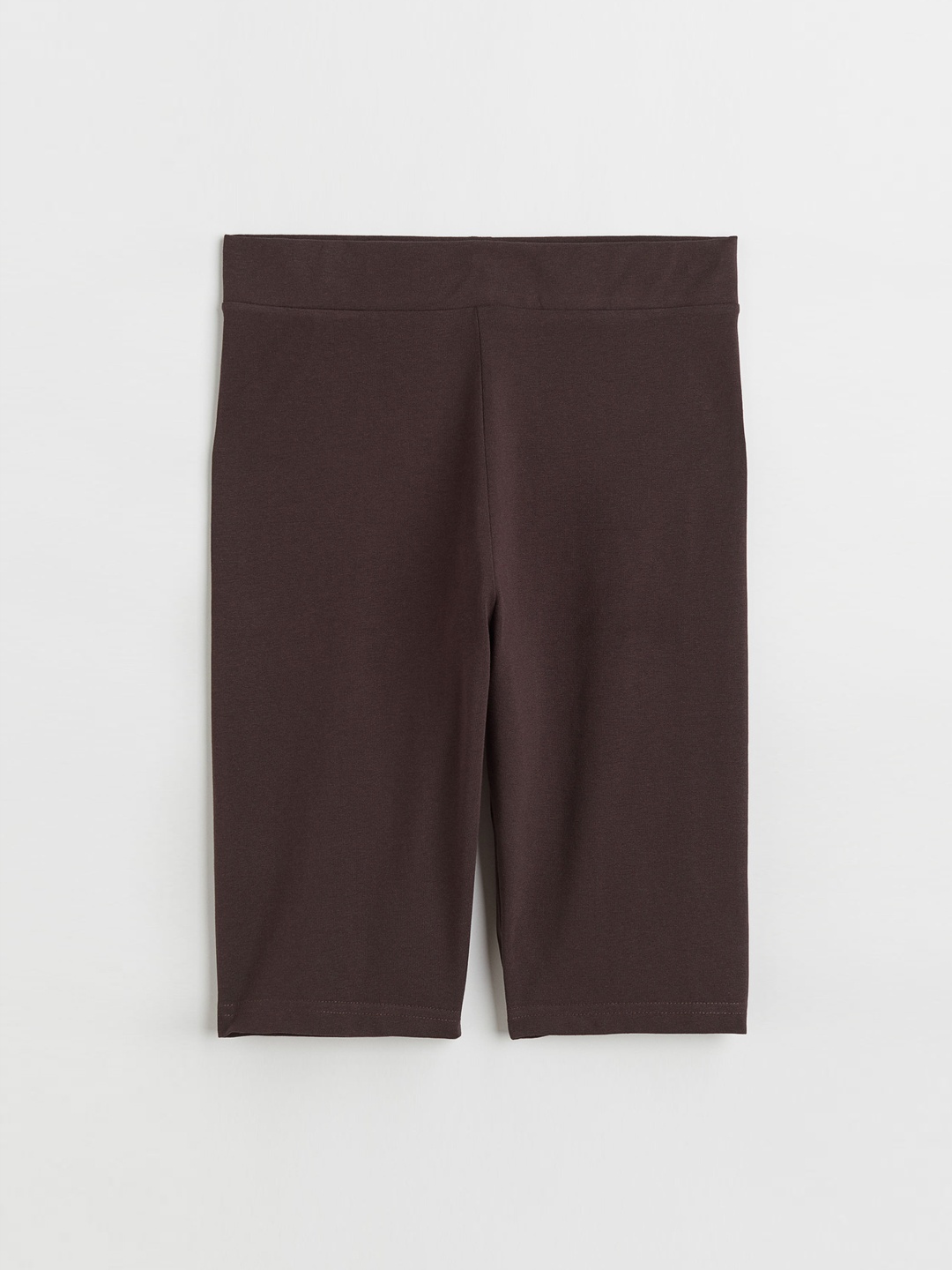 

H&M Women Brown Cotton Jersey Cycling Shorts