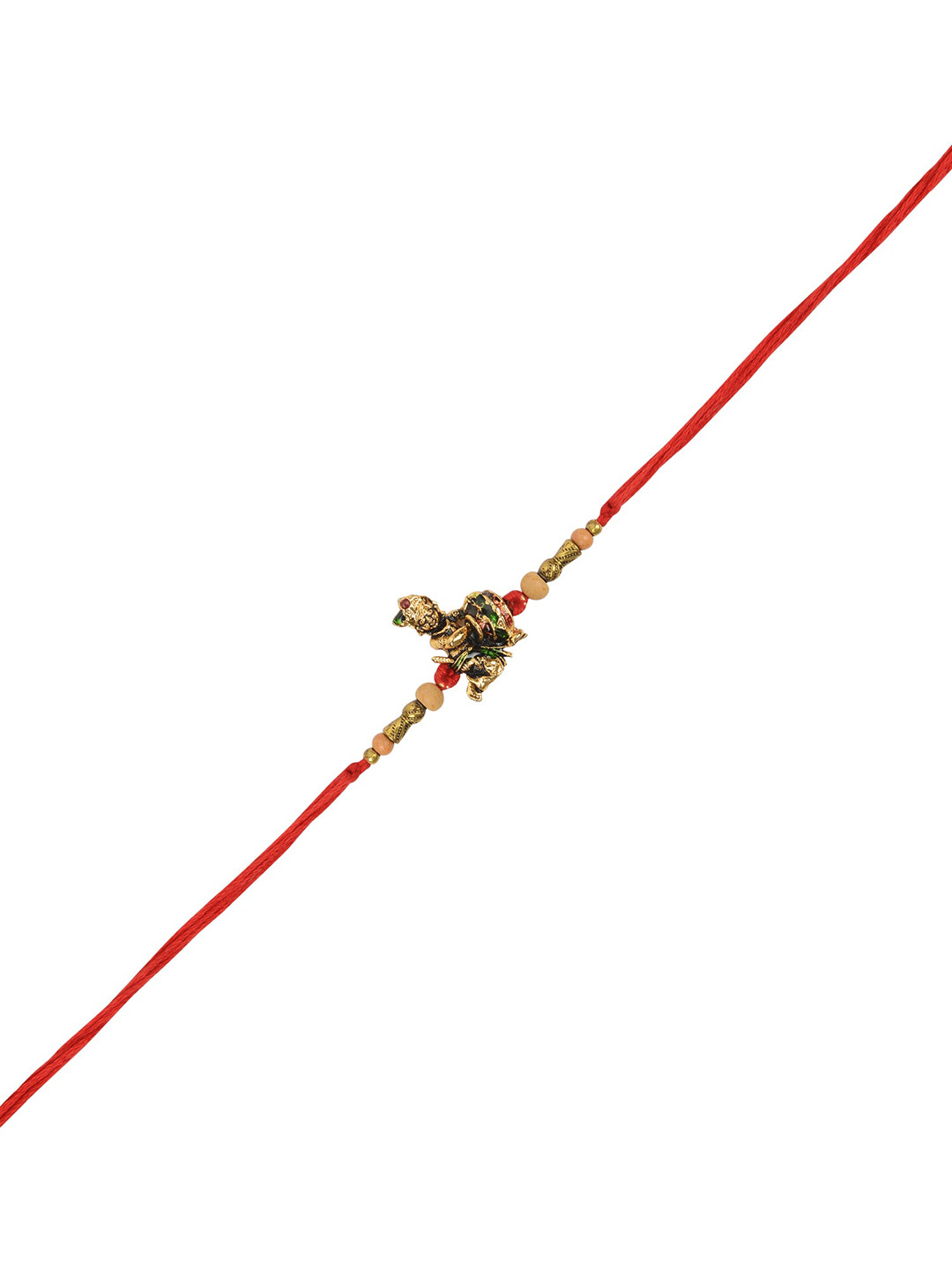 

Arendelle Gold-Plated Red Bal Krishna Rakhi