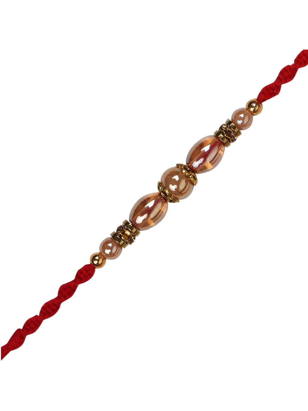 

Arendelle Men Red Shinning Beads Rakhi