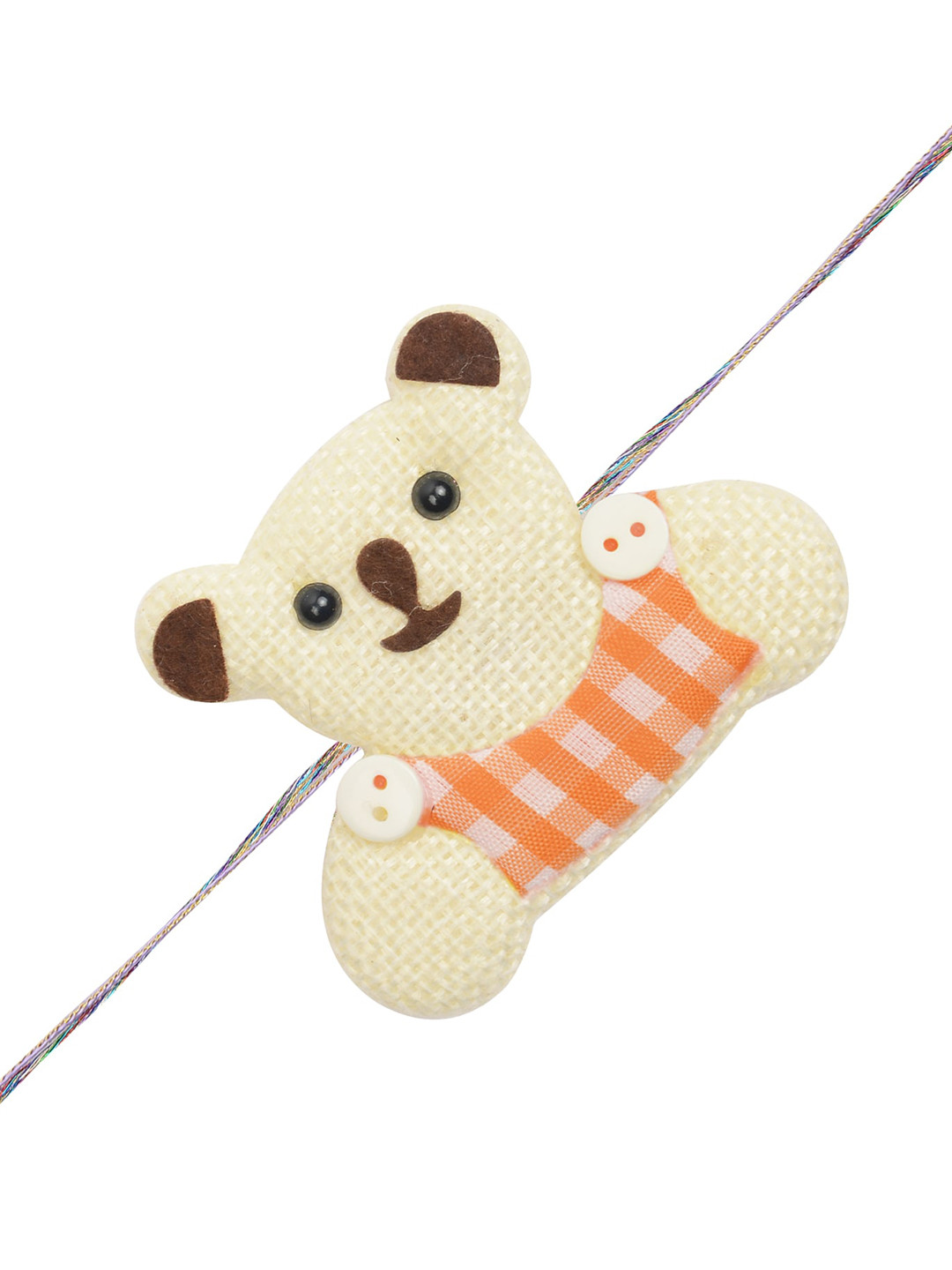 

Arendelle Boys Cream & Brown Cute Bear Rakhi