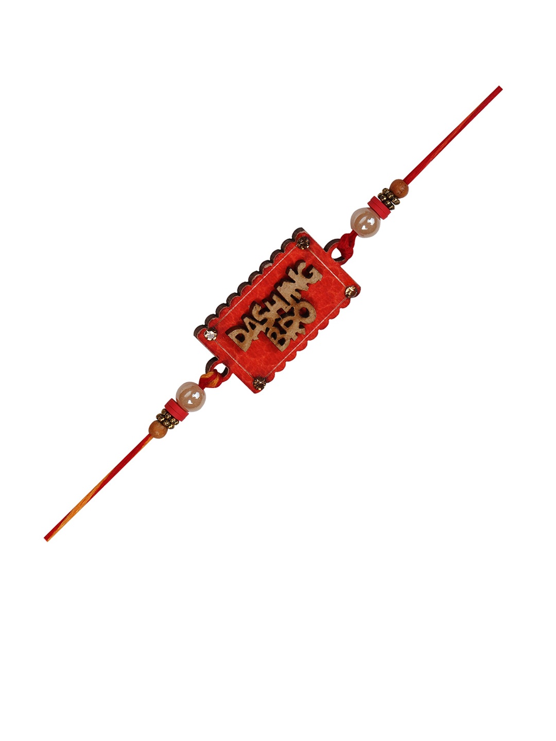 

Arendelle Men Red & Brown Dashing Bro Rakhi