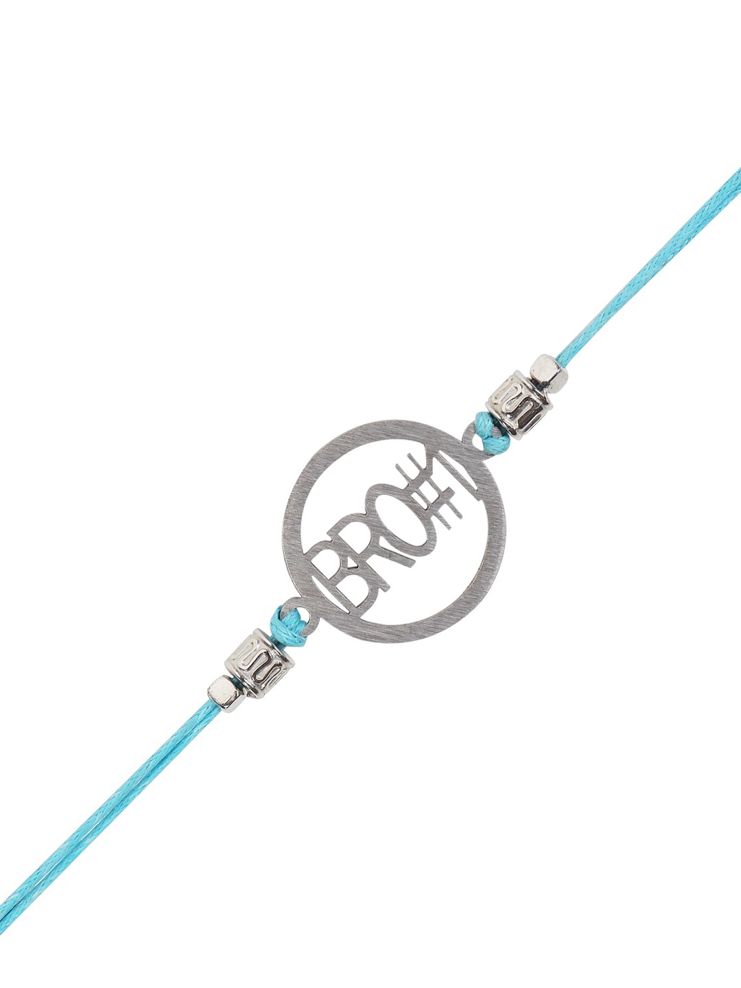 

Arendelle Men Blue & Silver-Toned Bro Rakhi