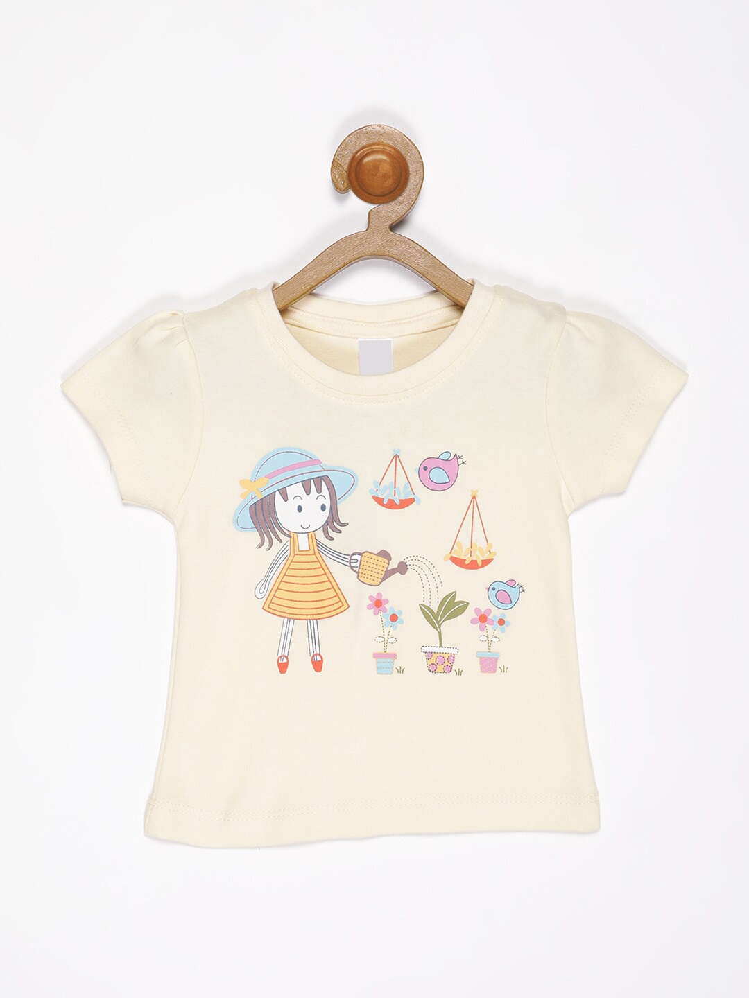

V2 Value & Variety Yellow Print Top