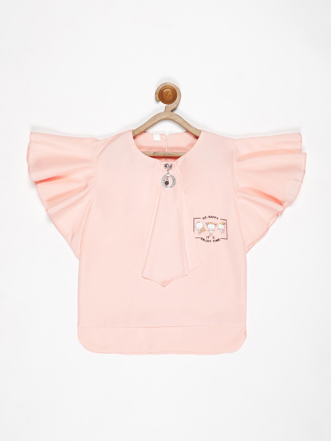 

V2 Value & Variety Peach-Coloured Solid Top