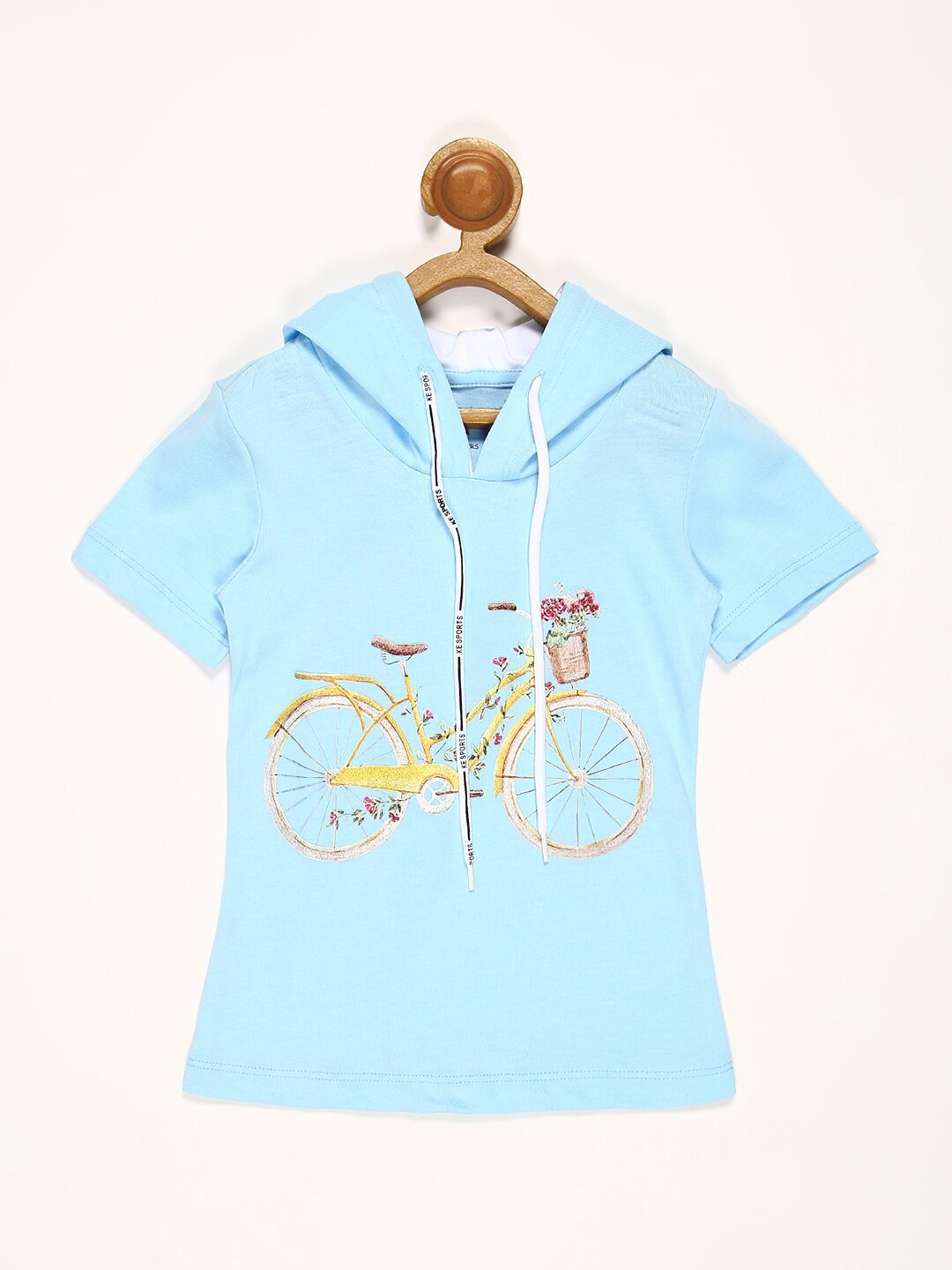 

V2 Value & Variety Girls Blue Hooded Neck Top