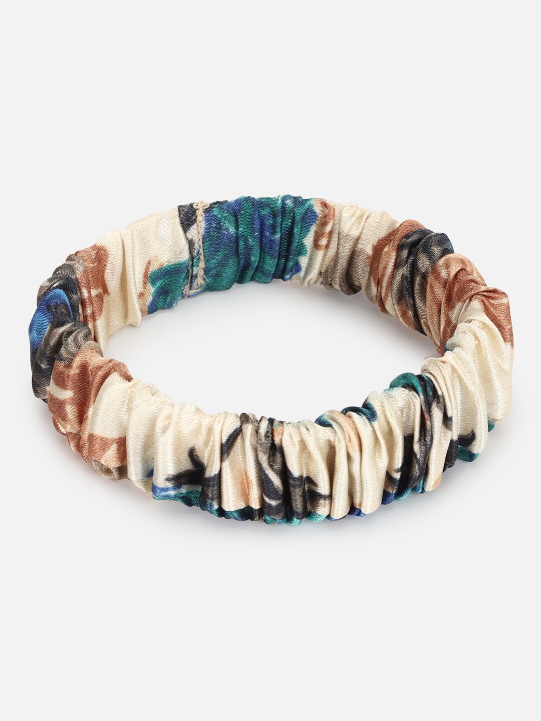 

FOREVER 21 Women Blue & Beige Ponytail Holders