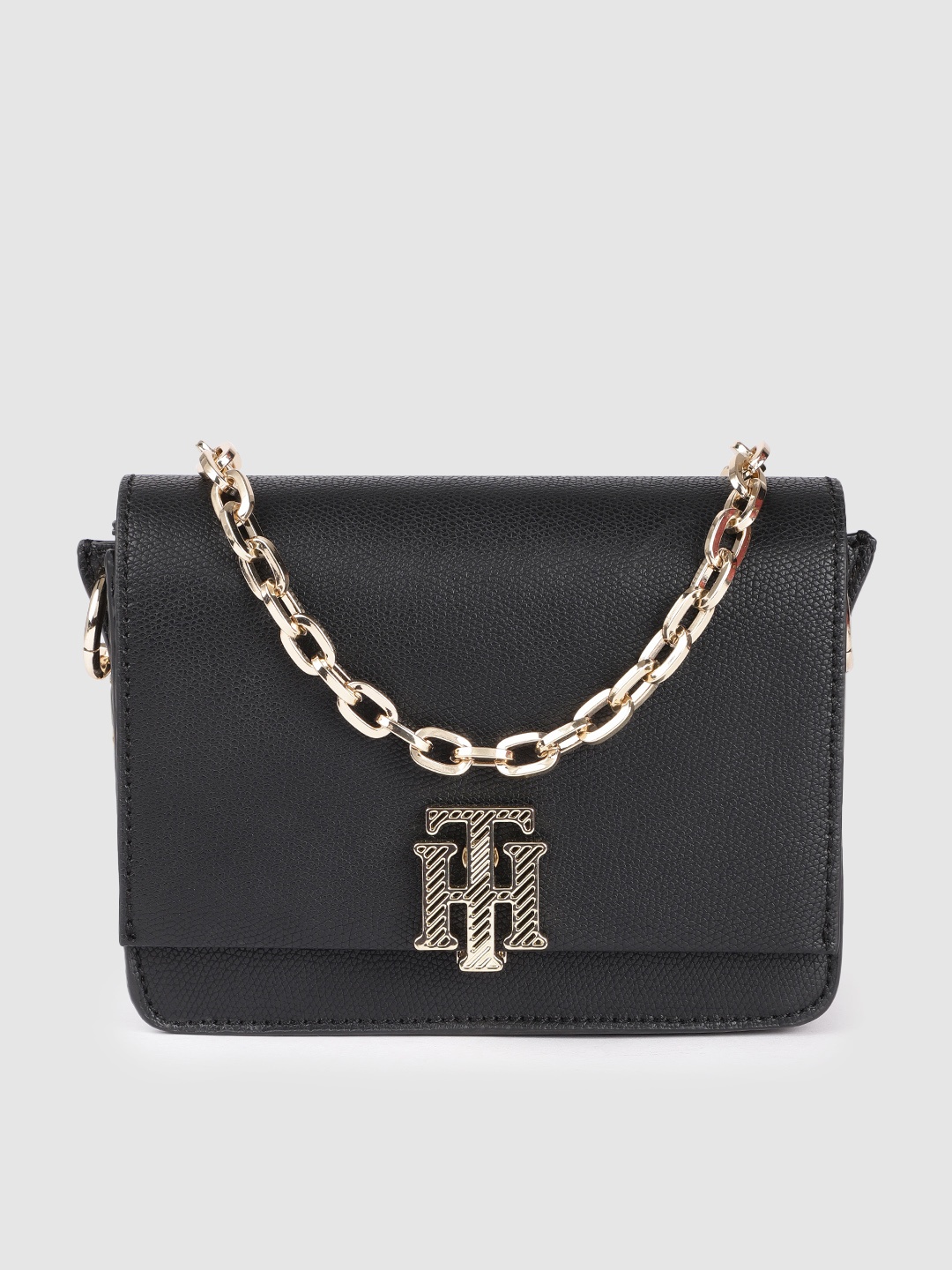 

Tommy Hilfiger Women Black Solid Purse Clutch