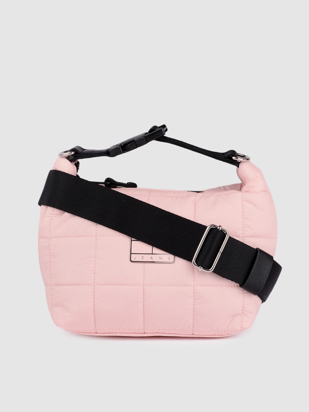 

Tommy Hilfiger Women Pink Structured Sling Bag with Quilted