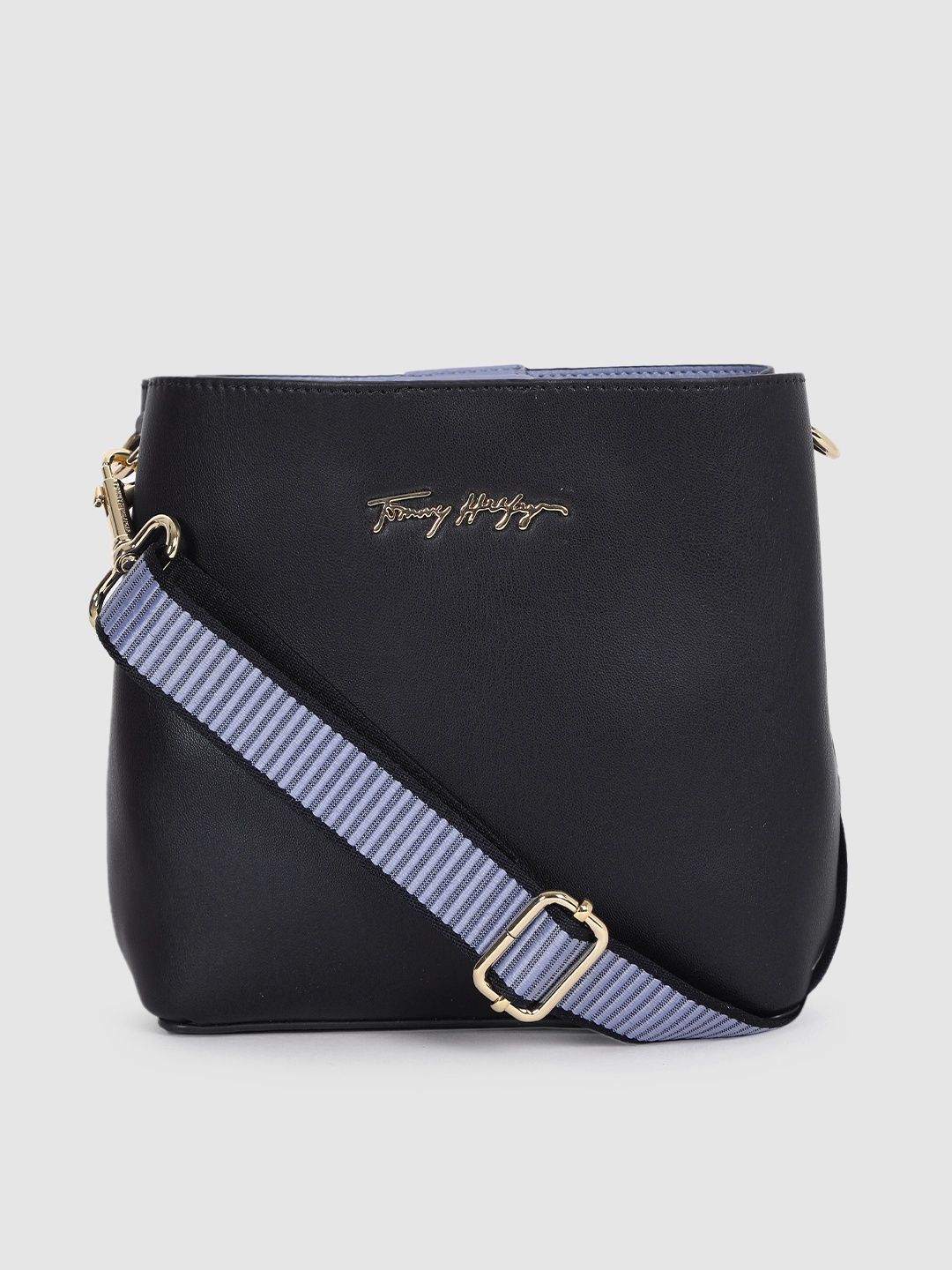 

Tommy Hilfiger Women Blue Solid Structured Sling Bag