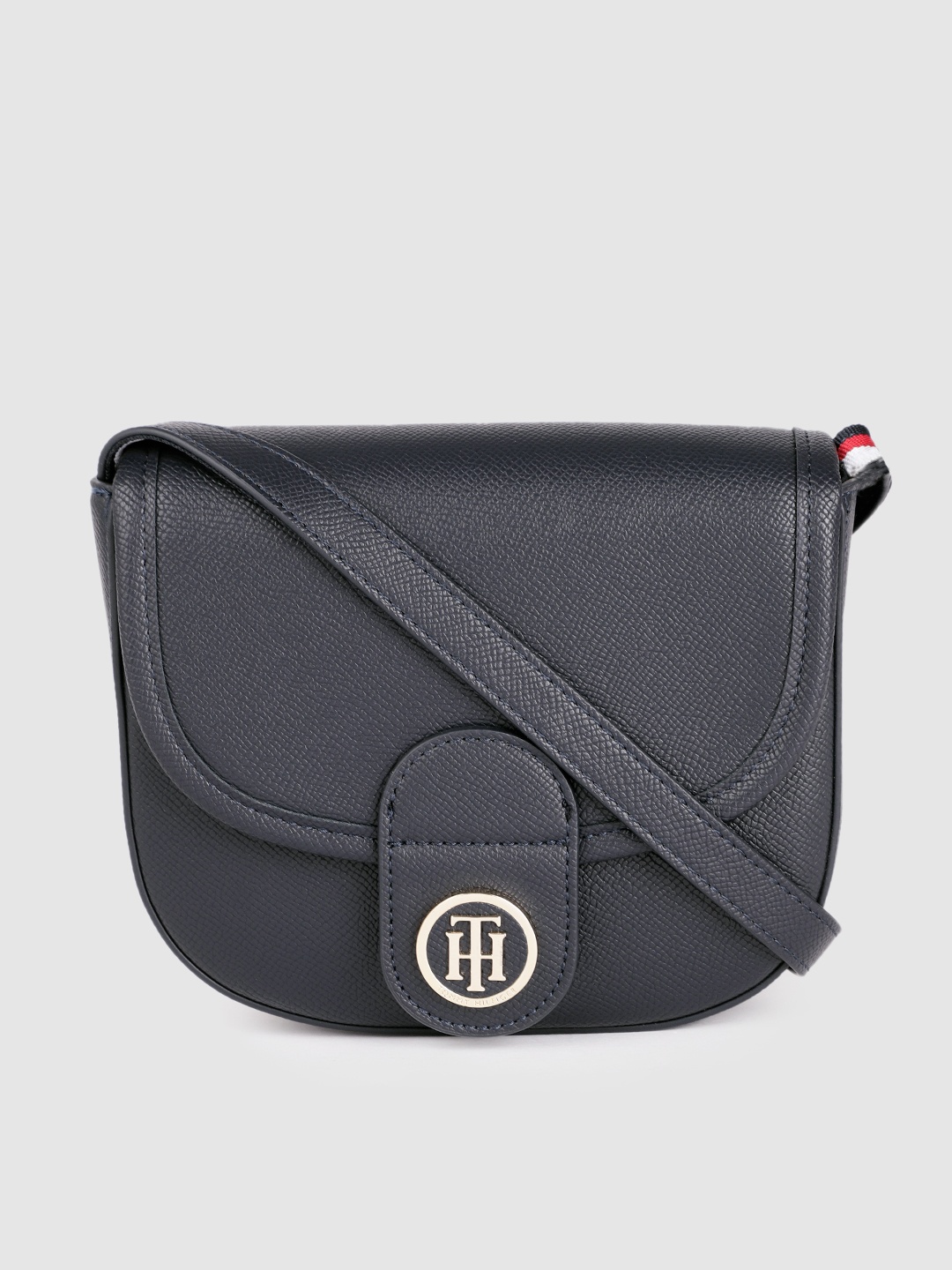 

Tommy Hilfiger Navy Blue Solid Sling Bag