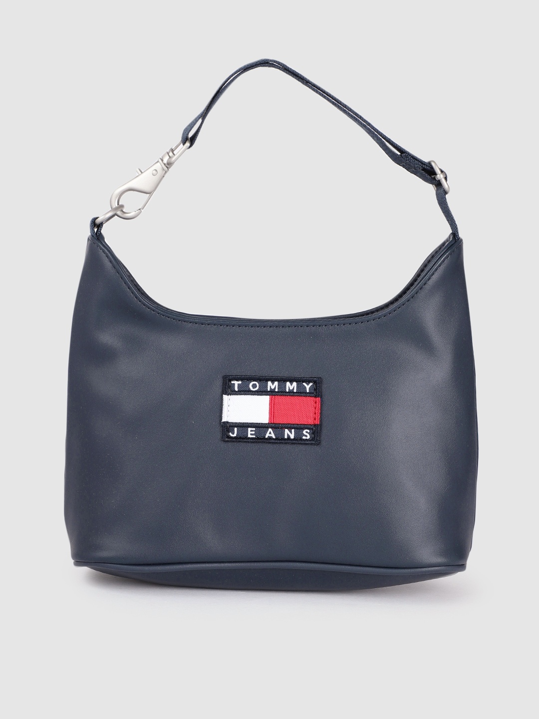 

Tommy Hilfiger Navy Blue Brand Logo Hobo Bag