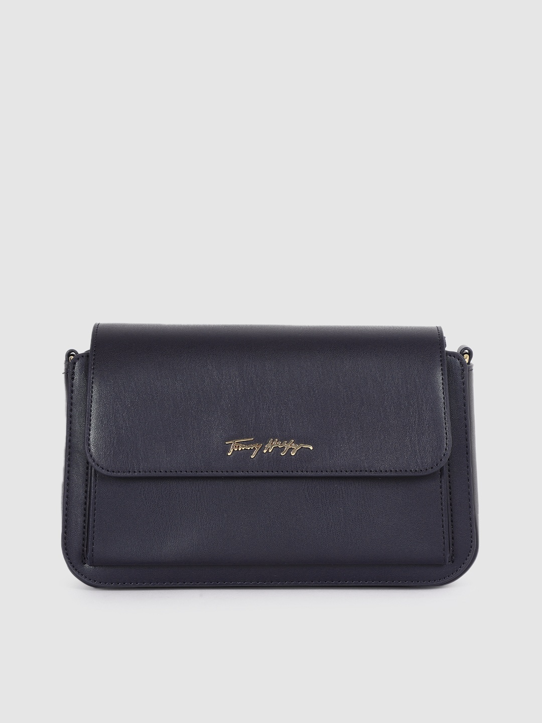 

Tommy Hilfiger Women Blue Solid Structured Sling Bag