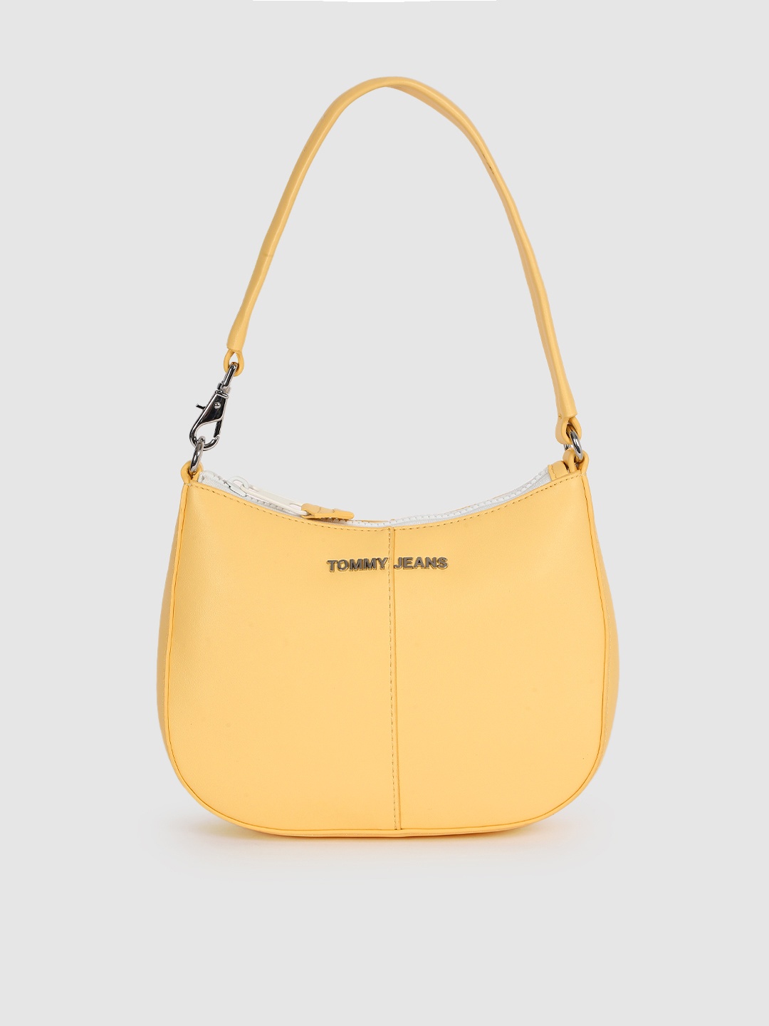 

Tommy Hilfiger Women Yellow Solid Structured Shoulder Bag