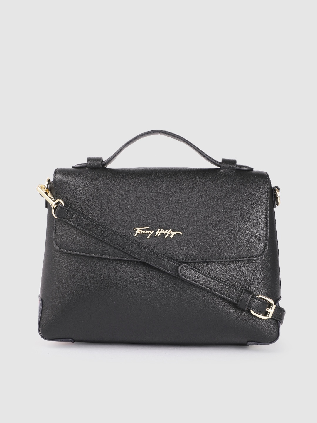 

Tommy Hilfiger Women Black Structured Satchel