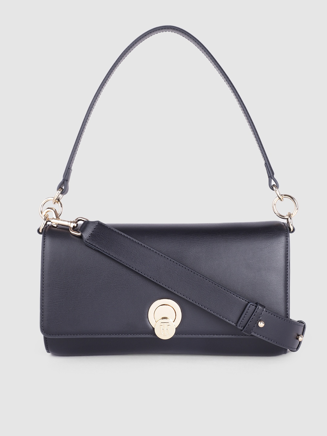 

Tommy Hilfiger Navy Blue Solid Sling Bag