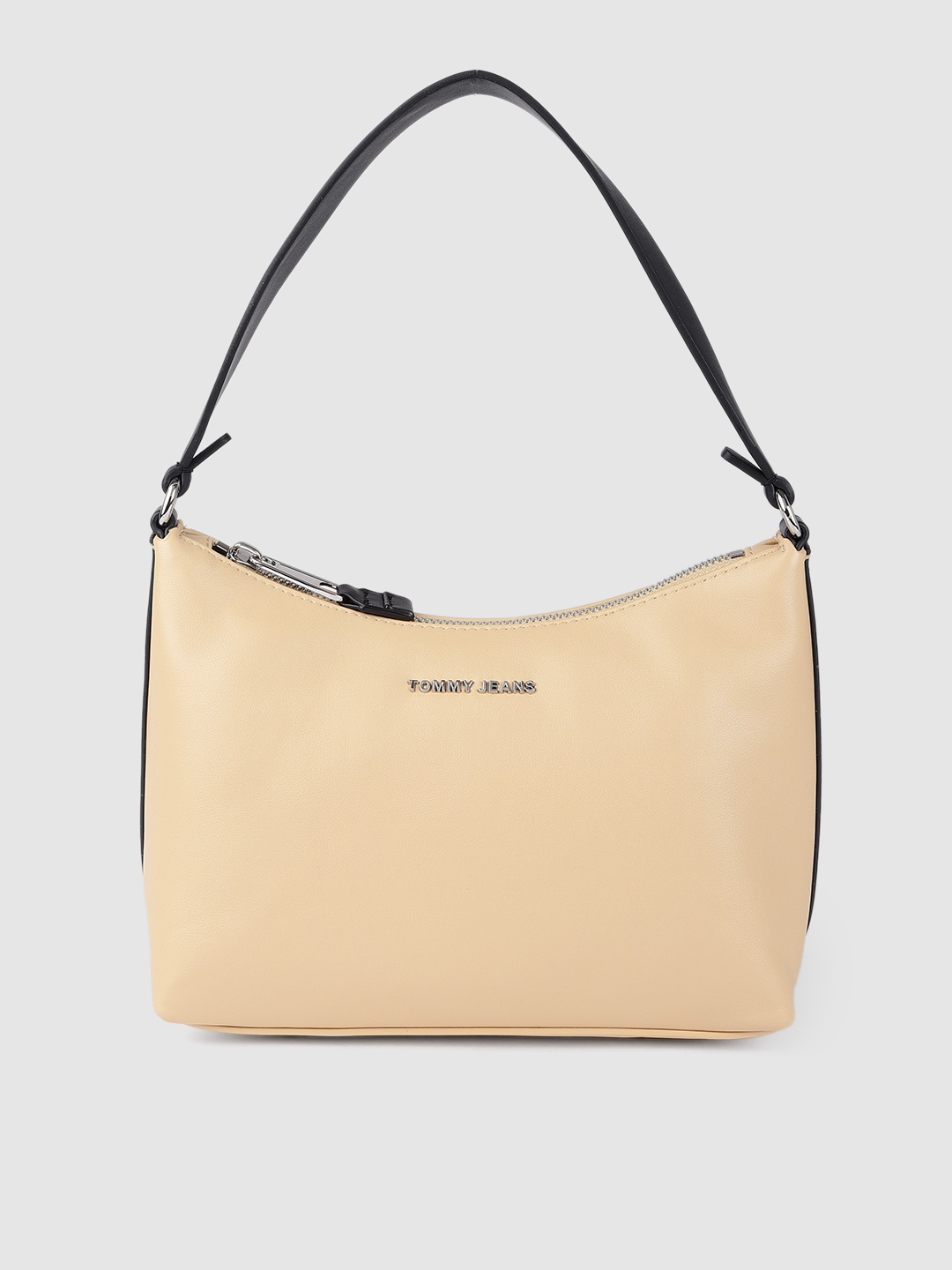 

Tommy Hilfiger Women Cream-Coloured Solid Hobo Bag