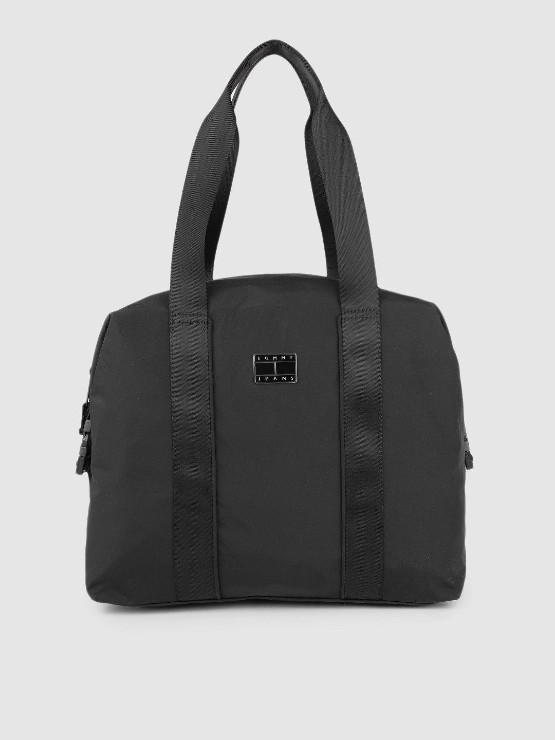 

Tommy Hilfiger Black Solid Regular Structured Shoulder Bag