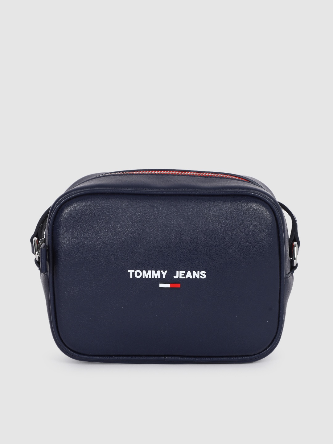 

Tommy Hilfiger Women Navy Blue Solid Structured Sling Bag