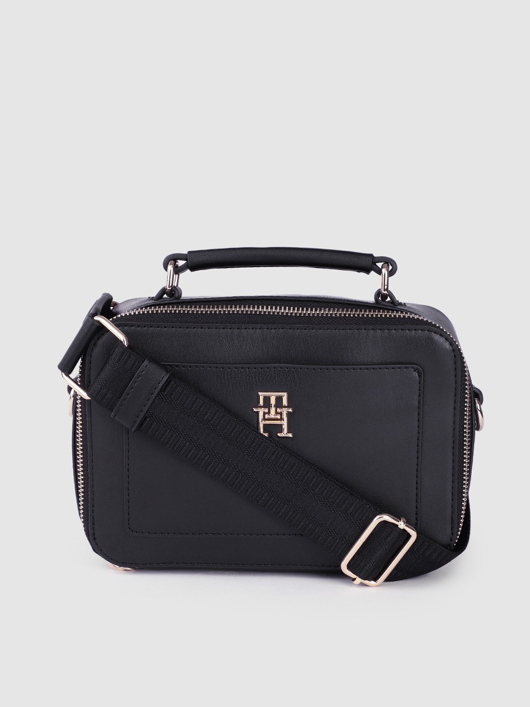 

Tommy Hilfiger Navy Blue Solid Sling Bag