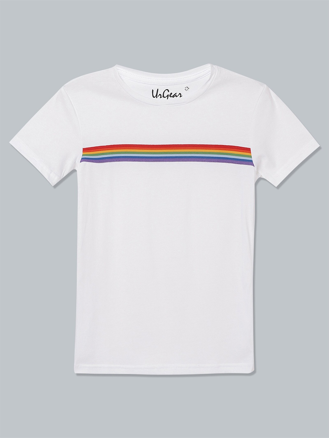 

UrGear Kids White Applique T-shirt