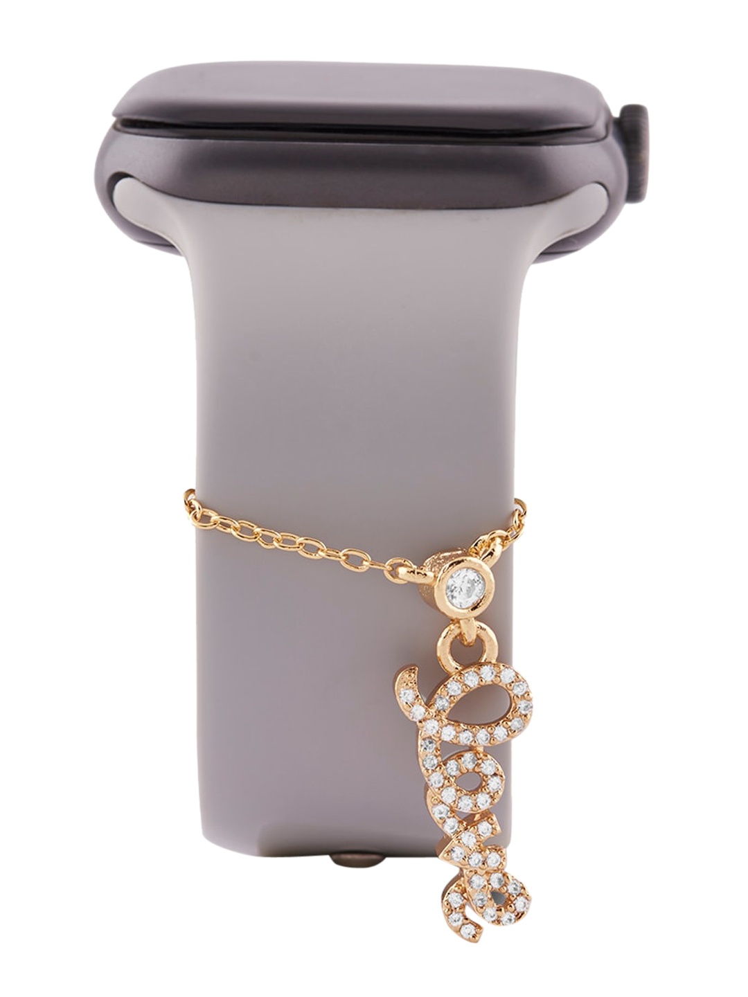 

MINUTIAE Women Gold Plated Embellished Watch Charm