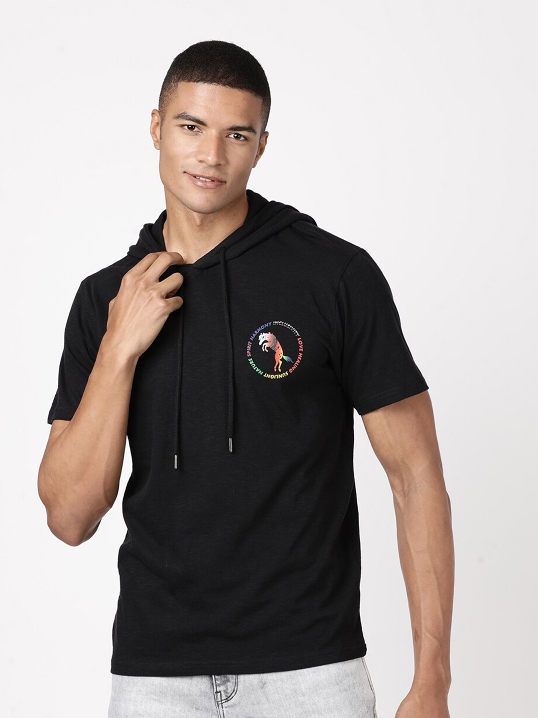 

Wrangler Unisex Black Applique T-shirt