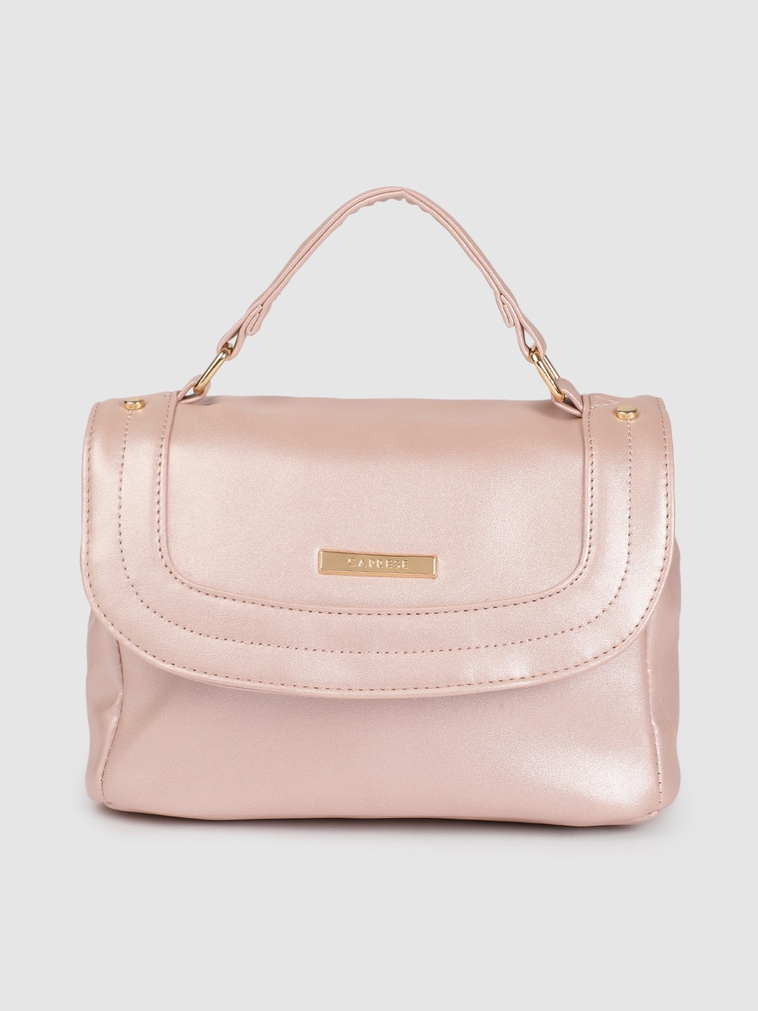 

Caprese Pink Solid Satchel