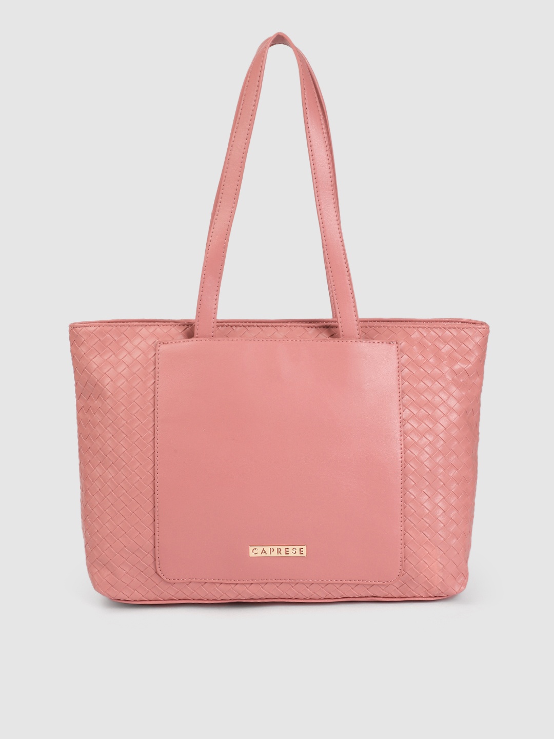 

Caprese Women Rose Textured Structured Shoulder Bag