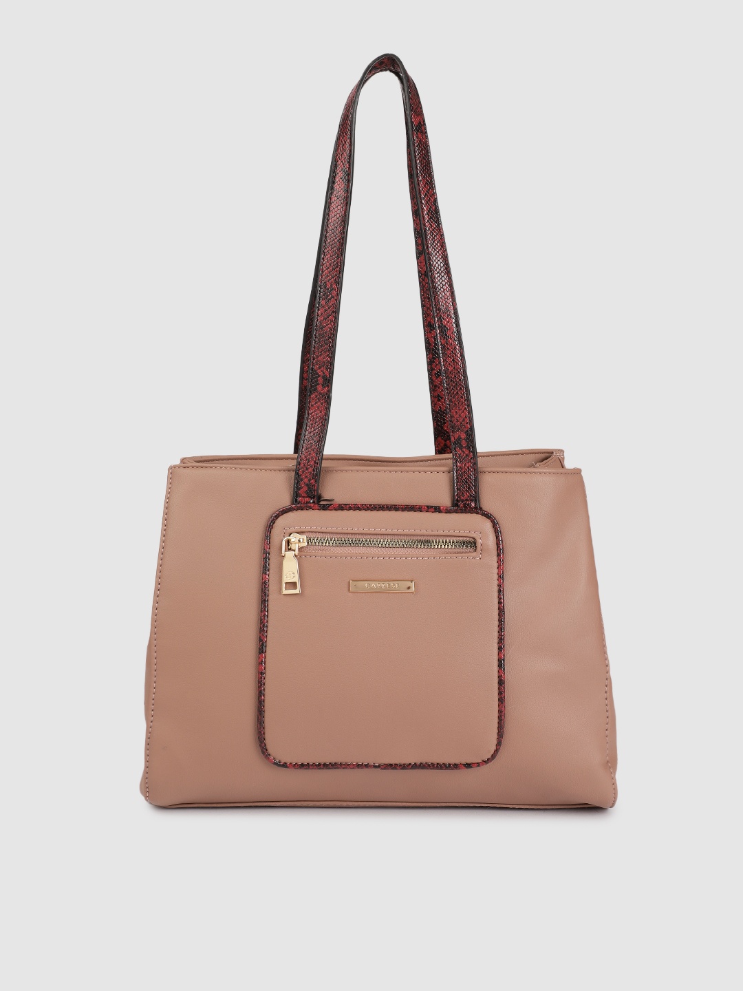 

Caprese Nude-Coloured Solid Regular Structured Shoulder Bag