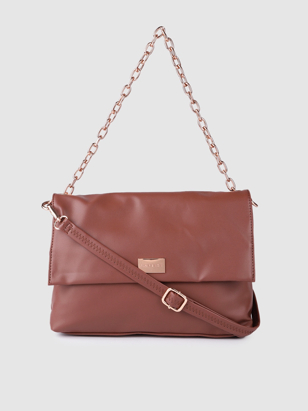 

Caprese Burgundy Solid Satchel