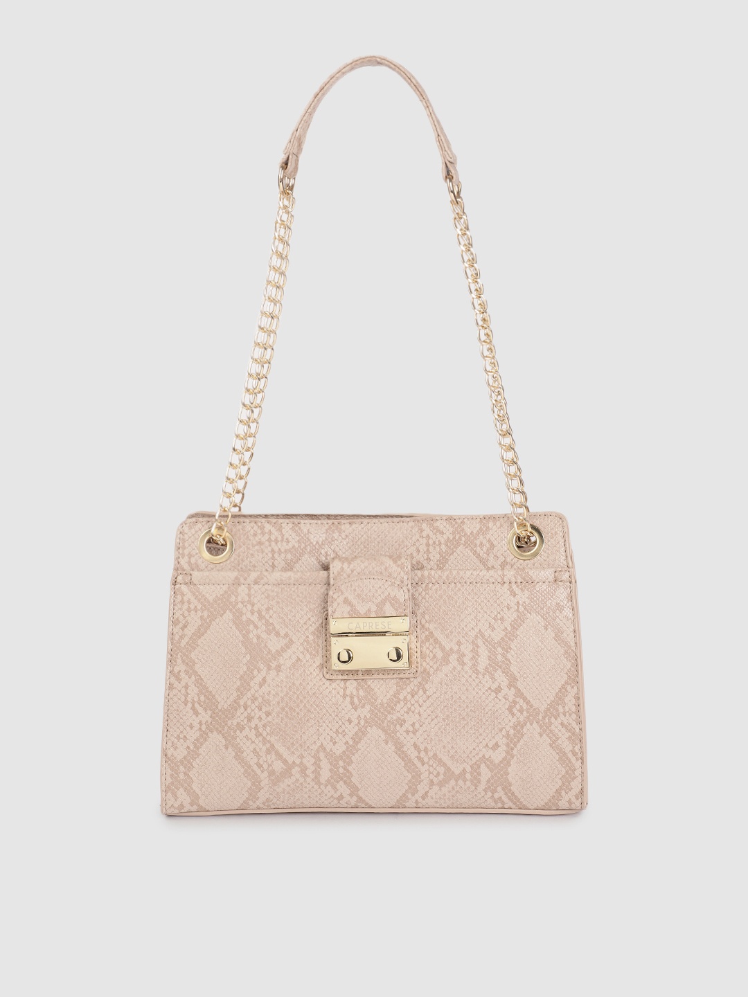 

Caprese Beige Textured Shoulder Bag