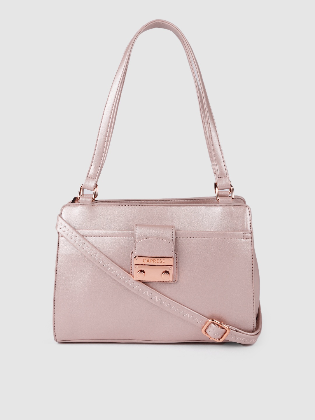 

Caprese Women Pink Solid Shoulder Bag