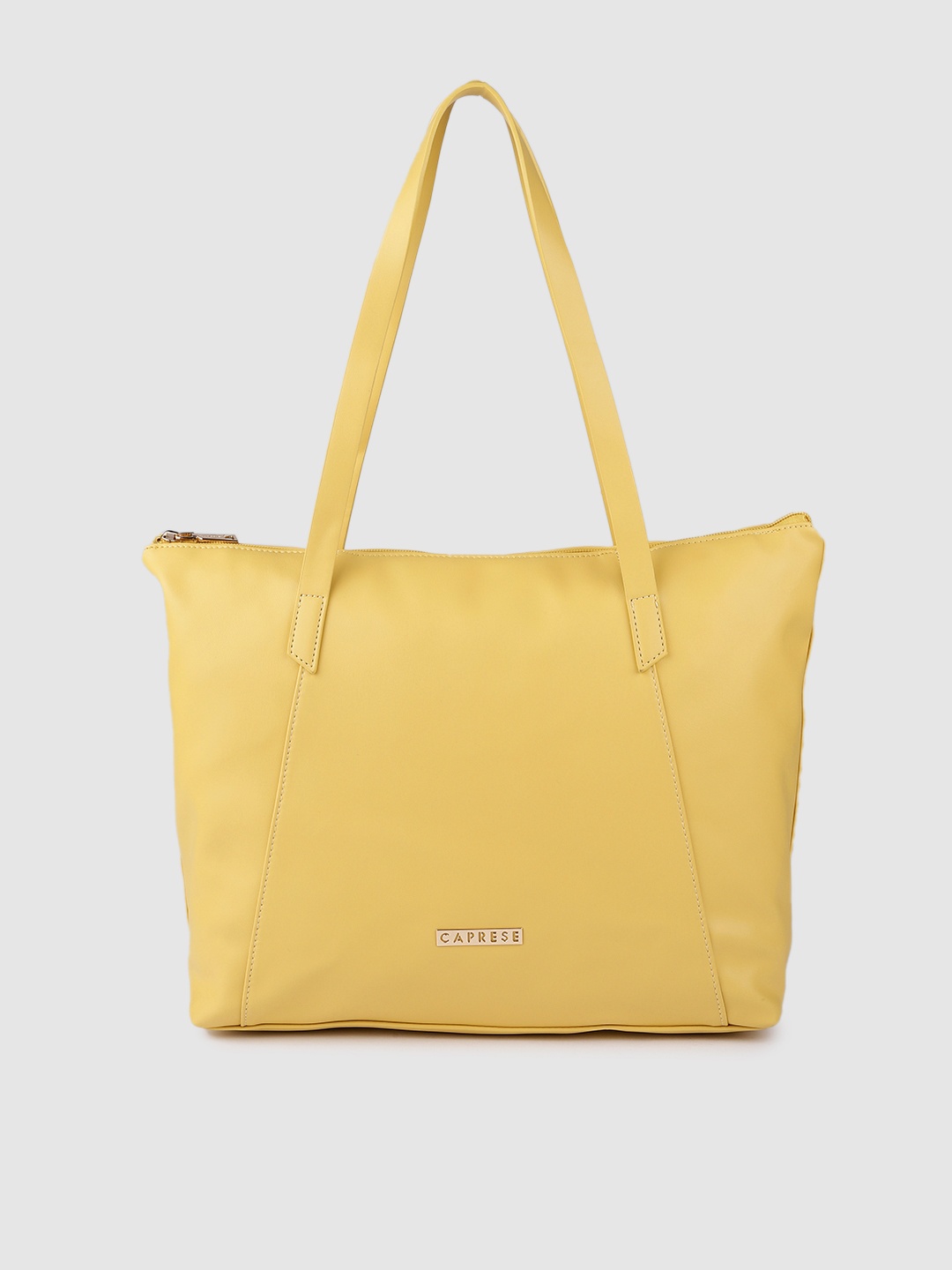 

Caprese Women Yellow Structured Shoulder Bag