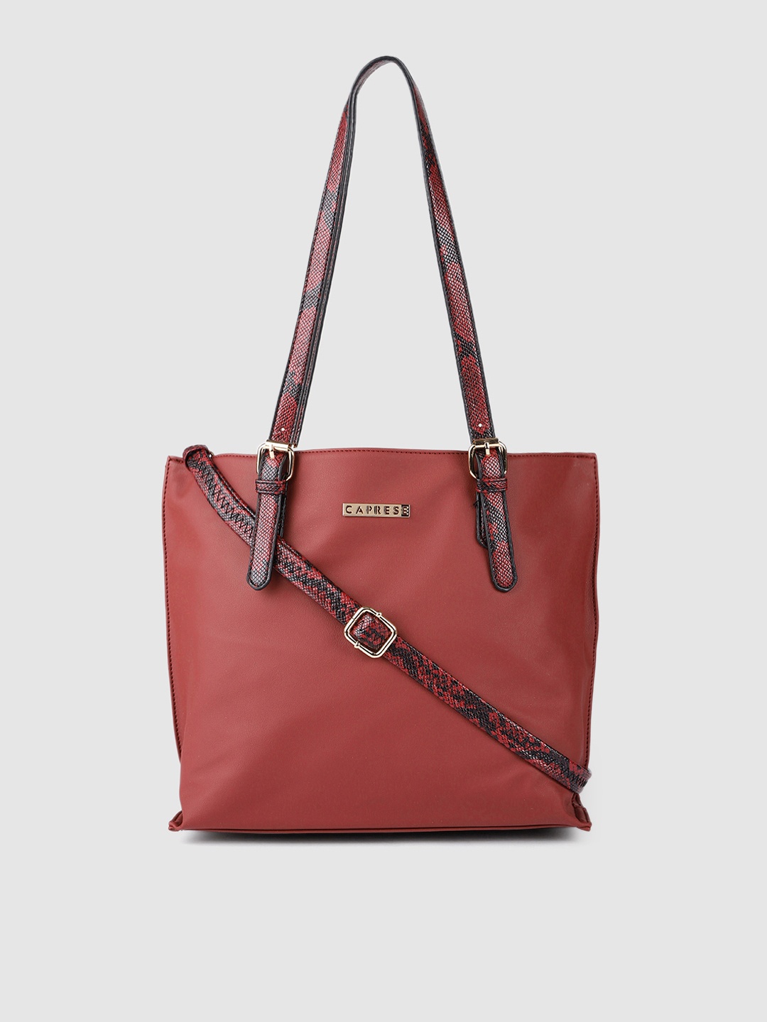 

Caprese Maroon Solid Shoulder Bag