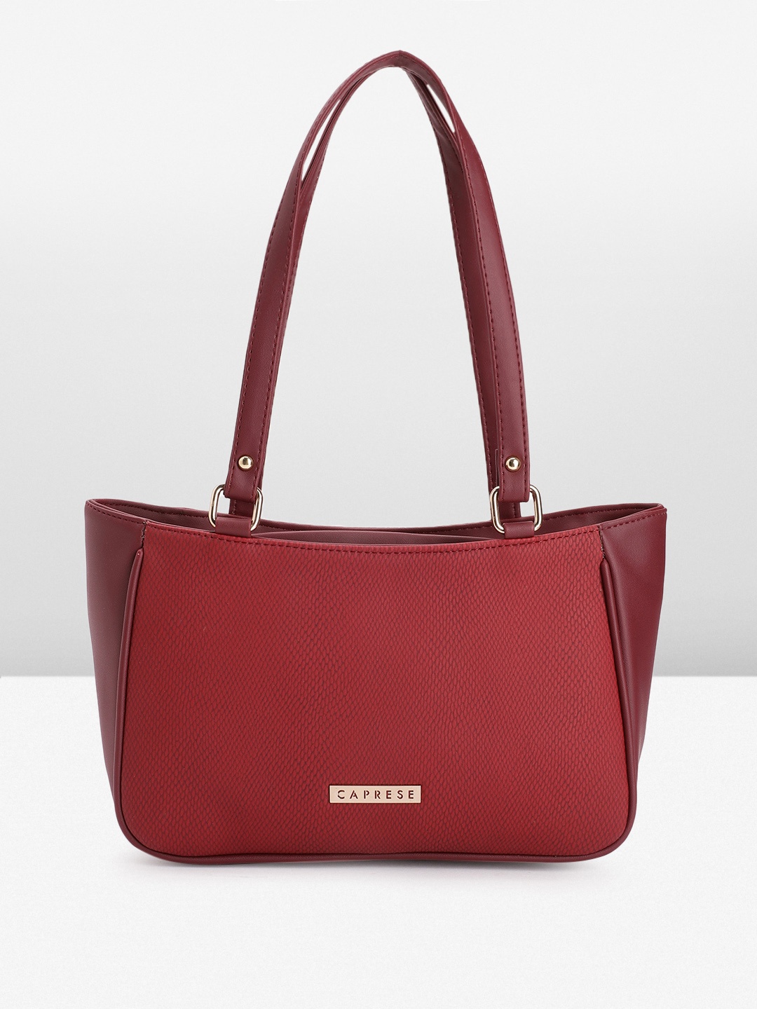 

Caprese ELOISE Animal Textured Shoulder Bag, Maroon