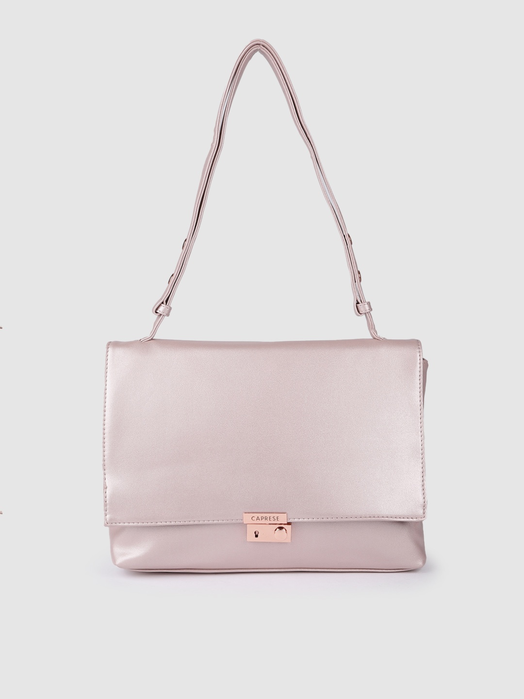 

Caprese Pink Solid Satchel