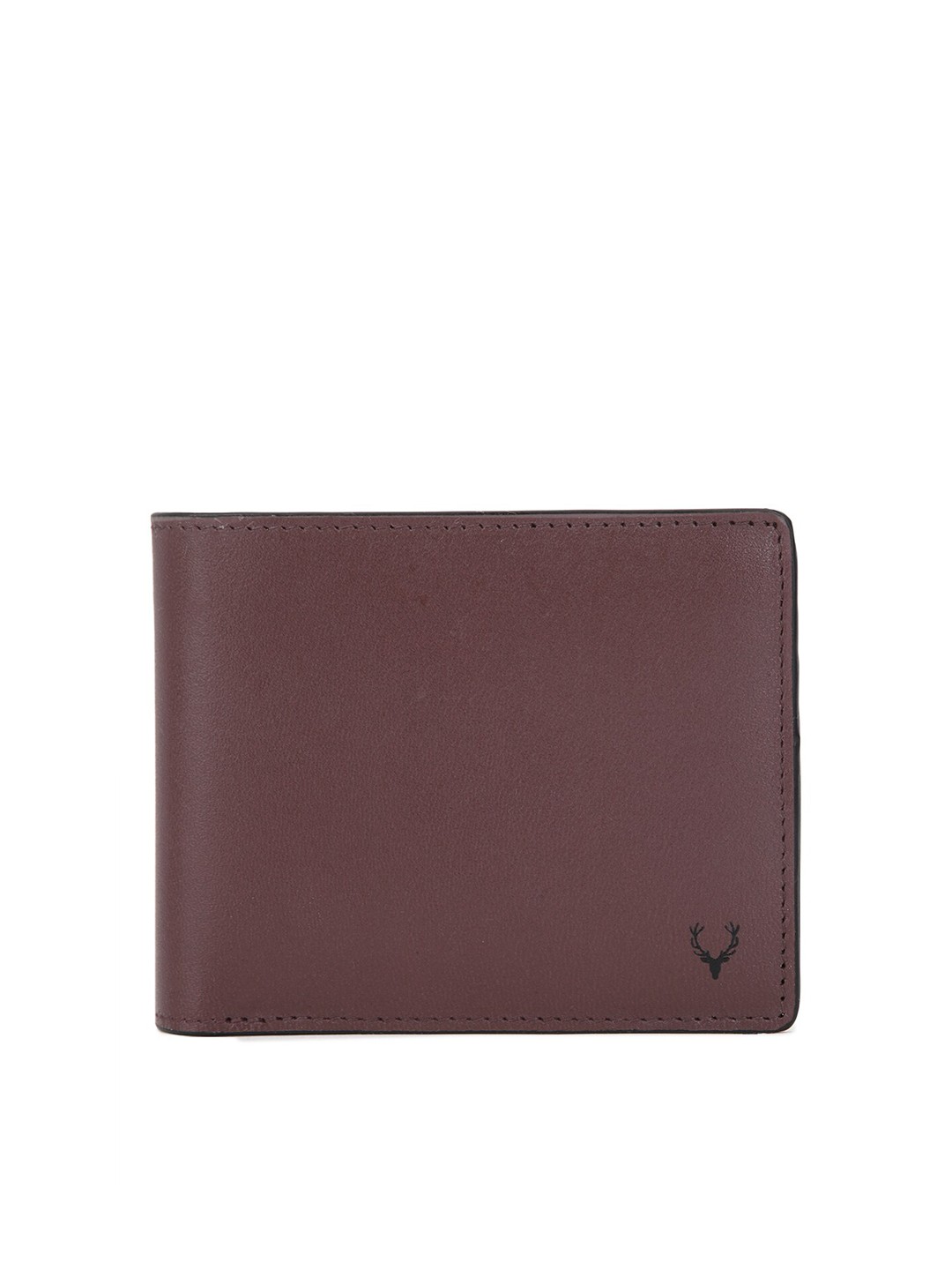 

Allen Solly Men Brown Textured Leather Two Fold Wallet
