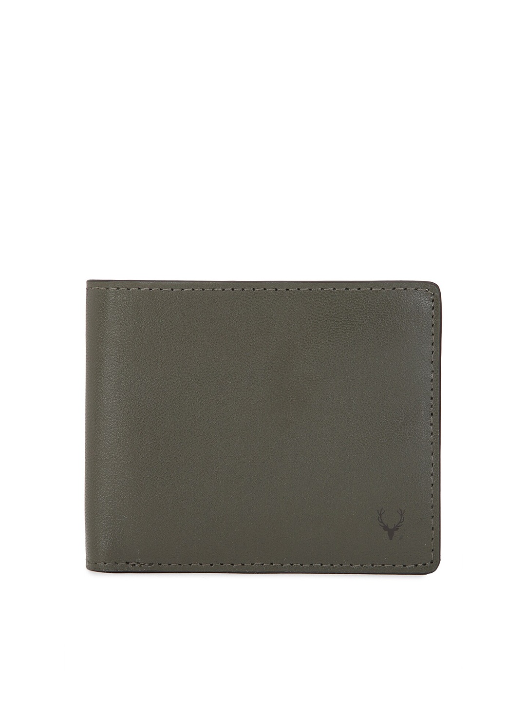 

Allen Solly Men Olive Green Textured Leather Money Clip