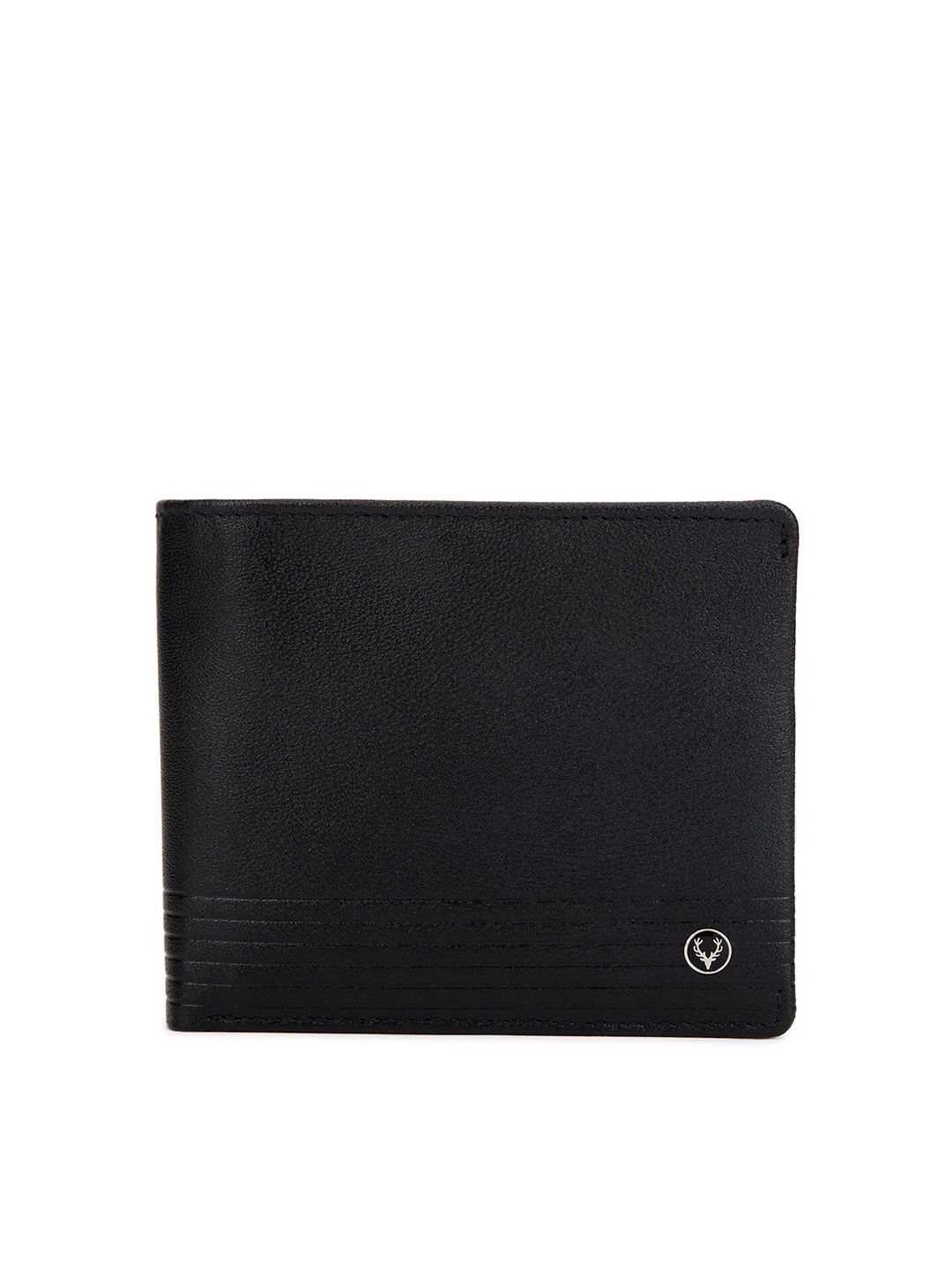 

Allen Solly Men Black Textured Leather Money Clip
