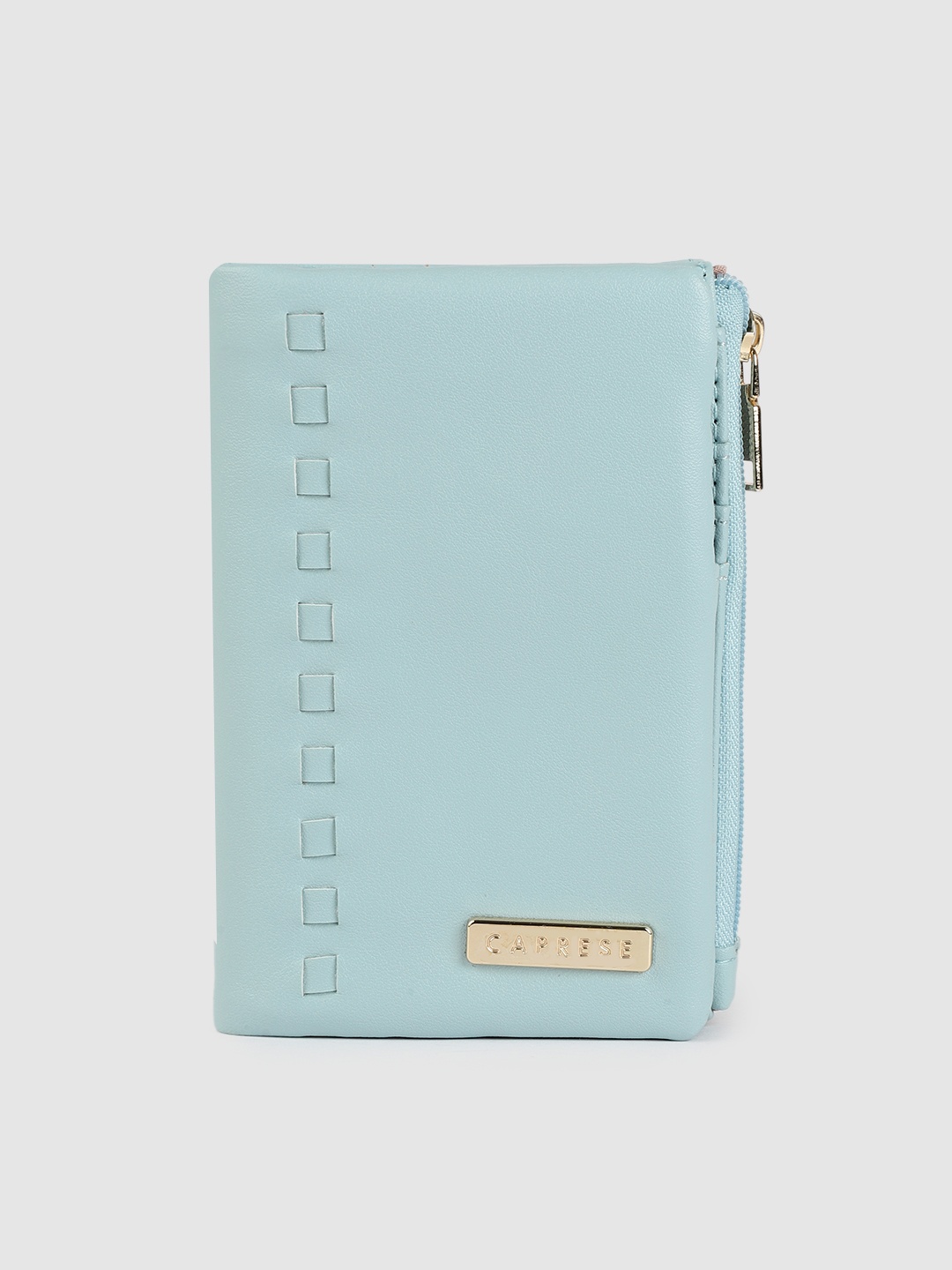 

Caprese Women Blue Solid Two Fold Wallet